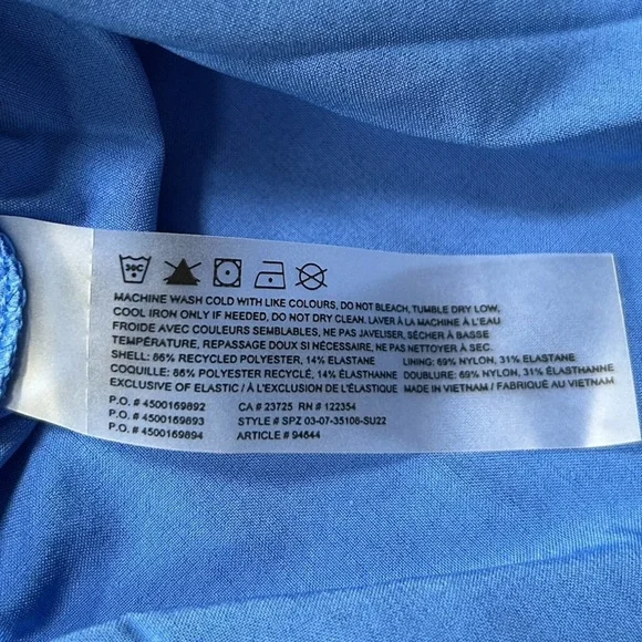 NWT Aritzia TNAction Tennis Pro Skirt Cali Blue XS Pleated Athletic Skort - Picture 11 of 11